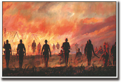 

Soldiers in war Fine Art Print(12 inch X 18 inch, Rolled)
