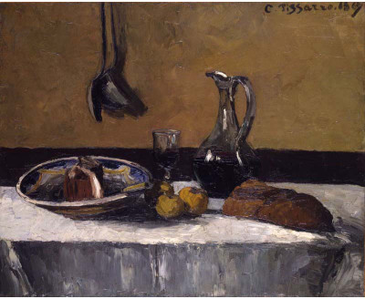 

Modern Masters Collection - Still Life by Camille Pissarro - Medium Size Ready To Frame Rolled Digital Art Print On Photographic Paper(24 inch X 18 inch, Rolled)