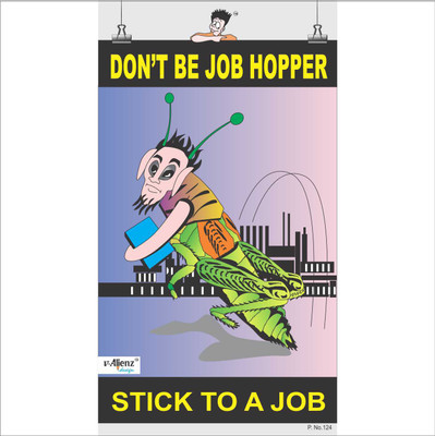 

Office Poster-Stick to Job Paper Print(26 inch X 14.22 inch, Rolled)