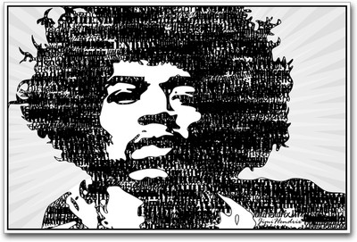 

Jimi Hendrix Photographic Paper(12 inch X 18 inch)