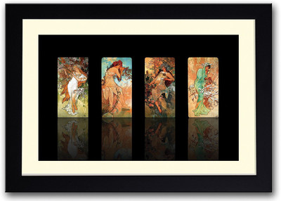 

Four Girls Artistic Fine Art Print(14 inch X 20 inch, Framed)