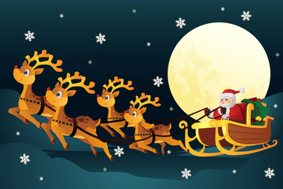 

Tallenge - Christmas Art - Santa Claus - Small Size Unframed Rolled Digital Art Print On Photographic Paper(12 inch X 8 inch, Rolled)