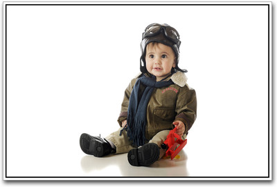 

Cute Baby Pilot Photographic Paper(12 inch X 18 inch)