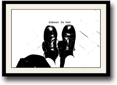 

School is Out Fine Art Print(10 inch X 14 inch, Framed)