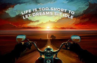 

Life is too short Paper Print(18 inch X 12 inch)