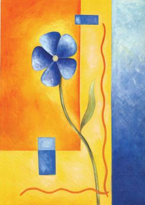 53% OFF on Flower Paper Print(17 inch X 12 inch, Rolled)