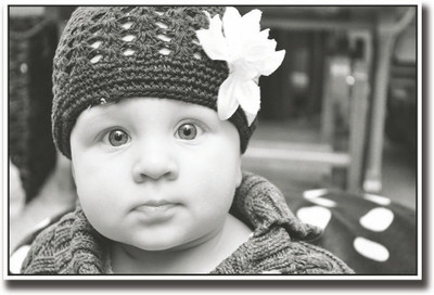 

Beautiful eyed baby b&w Fine Art Print(12 inch X 18 inch, Rolled)