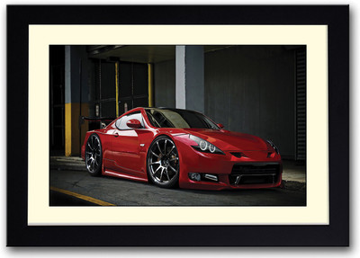 

Red Sports Car AFP0260 Fine Art Print(14 inch X 20 inch, Framed)