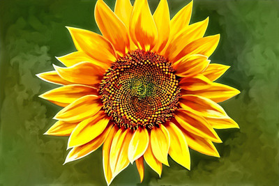 

Floral Painting Canvas Art(16 inch X 24 inch, Rolled)