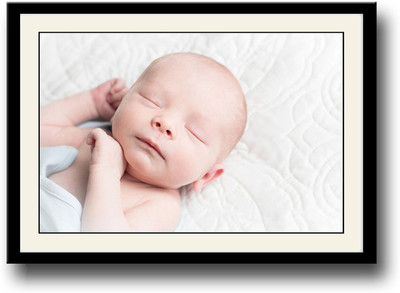 

Cute little sleeping baby Fine Art Print(10 inch X 14 inch, Framed)