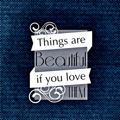 

Oshi - Things are Beautiful if you Love Them Paper Print(18 inch X 12 inch, Stretched)
