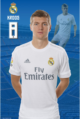 

Real Madrid C.F. Mini Poster Kroos 38 Paper Print(18 inch X 12 inch, Rolled)