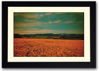 

Vintage Farm View Fine Art Print(14 inch X 20 inch, Framed)