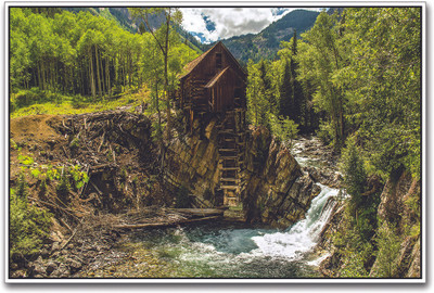 

Mountain Cabin Paper Print(12 inch X 18 inch)