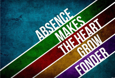 

Absence Make The Heart Poster Paper Print(13 inch X 19 inch, Rolled)