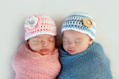

Child's Love - Sleeping Twins (4) Paper Print(12 inch X 18 inch, Streched)