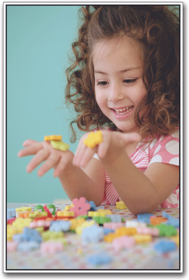 

Cute Girl playing Paper Print(18 inch X 12 inch)