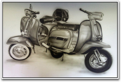 

Vintage Scooters Photographic Paper(12 inch X 18 inch)