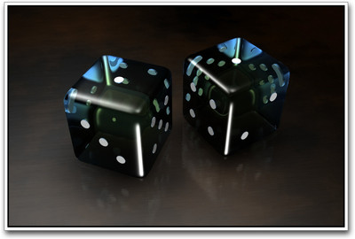 

Black Dice Paper Print(12 inch X 18 inch)