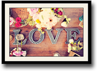 

Love flowers Fine Art Print(10 inch X 14 inch, Framed)