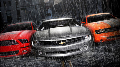 

Muscle Cars Poster Paper Print(12 inch X 18 inch, Rolled)