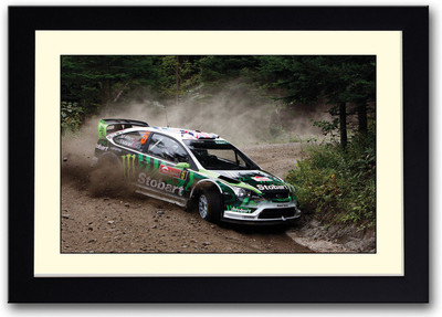 

WRC Rally Fine Art Print(14 inch X 20 inch, Framed)