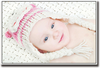

Baby with hat smiling Fine Art Print(12 inch X 18 inch, Rolled)