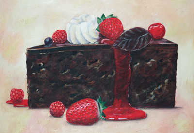 

Tallenge Art For Kitchen - Creamy And Juicy Pastry - A3 Size Rolled Poster Paper Print(16.5 inch X 11.7 inch, Rolled)