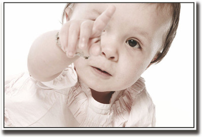 

Baby showing finger Fine Art Print(12 inch X 18 inch, Rolled)