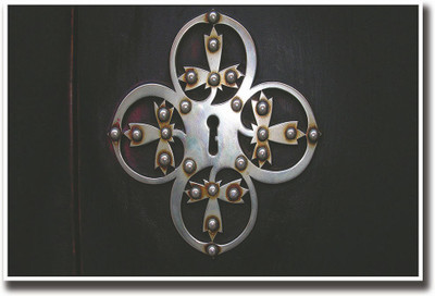 

Door with key hole Fine Art Print(12 inch X 18 inch, Rolled)