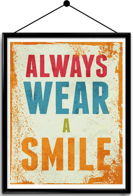 

Motivational quote framed posters Paper Print(16.5 inch X 13.7 inch, Framed)