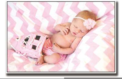 

Posterhouzz Baby sleeping with baseball glove Fine Art Print(12 inch X 18 inch, Rolled)