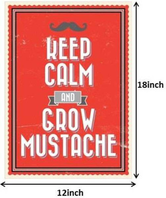 23% OFF on Seven Rays Keep Calm and grow Moustache Paper Print (Small) Paper Print(18 inch X 12 inch) 23% OFF on Seven Rays Keep Calm and grow Moustache Paper Print (Small) Paper Print(18 inch X 12 inch)