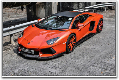 

Red Super car Paper Print(12 inch X 18 inch)