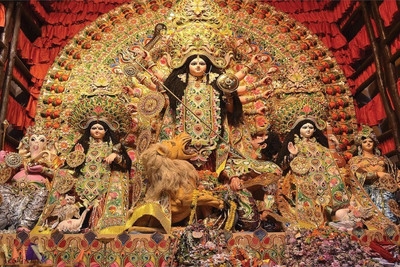 

Posterhouzz Maa Durga Poster Fine Art Print(12 inch X 18 inch, Rolled)
