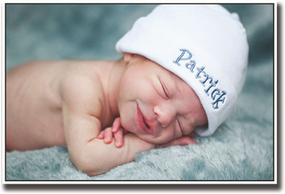 

Baby with patrick cap Fine Art Print(12 inch X 18 inch, Rolled)