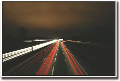 

Highway lights Fine Art Print(12 inch X 18 inch, Rolled)