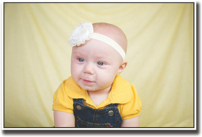 

Baby in yellow and blue Fine Art Print(12 inch X 18 inch, Rolled)