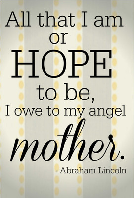 

Mother Quote Photographic Paper(19 inch X 13 inch, Rolled)