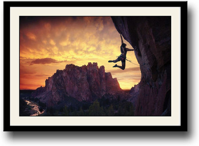 

Rock Climbing Fine Art Print(10 inch X 14 inch, Framed)
