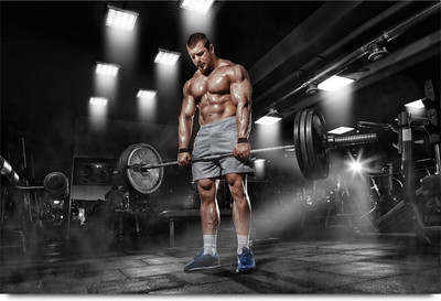 

Weightlifting Body Building Paper Print(12 inch X 18 inch, Stacked)