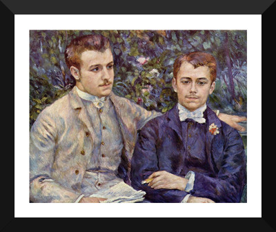 

Tallenge Old Masters Collection - Portrait of Charles and Georges Durand-Ruel By Pierre-Auguste Renoir - Premium Quality A3 Size Framed Poster Paper Print(17 inch X 12 inch, Framed)