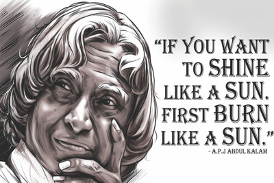 

Poster - Abdul Kalam Motivational Poster Paper Print(12 inch X 18 inch, Rolled)
