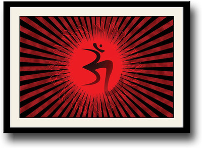 

Awesome Om design Fine Art Print(10 inch X 14 inch, Framed)
