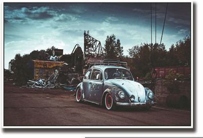 

Posterhouzz Vintage ACDC car Fine Art Print(12 inch X 18 inch, Rolled)