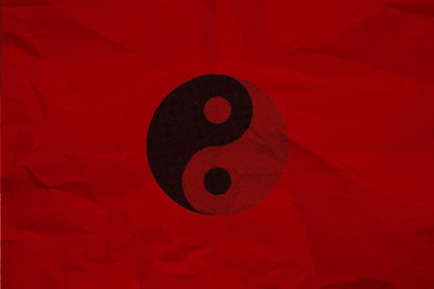 

Posterhouzz Yin-Yang Red Poster Fine Art Print(12 inch X 18 inch, Rolled)