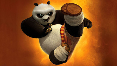 

Royalpixels Kung Fu Panda kick Photographic Paper(13 inch X 19 inch)