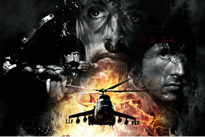 

Rambo Sylvester Stallone Hollywood Actor Paper Print(12 inch X 18 inch, Rolled)