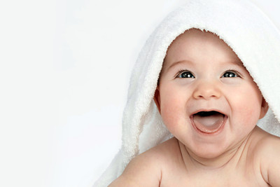 

Child's Love - Smiling Baby (5) Paper Print(12 inch X 18 inch, Streched)