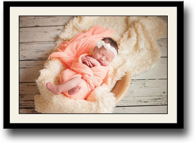 

Sleeping beauty in orange Fine Art Print(10 inch X 14 inch, Framed)